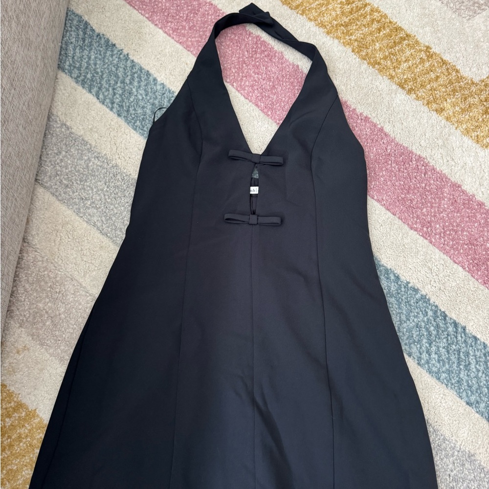 Abercrombie Black Halter Dress